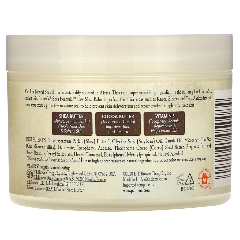 Palmer's, Fórmula de Karité com Vitamina E, Bálsamo de Karité Cru Hidratante, 200 g (7,25 oz) - Imagem 2