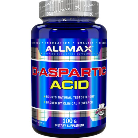 ALLMAX Nutrition, Ácido D-Aspártico, 100 g (3,53 oz)