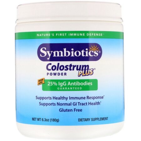 Symbiotics, Colostrum Plus, Pó, 6,3 oz (180 g)