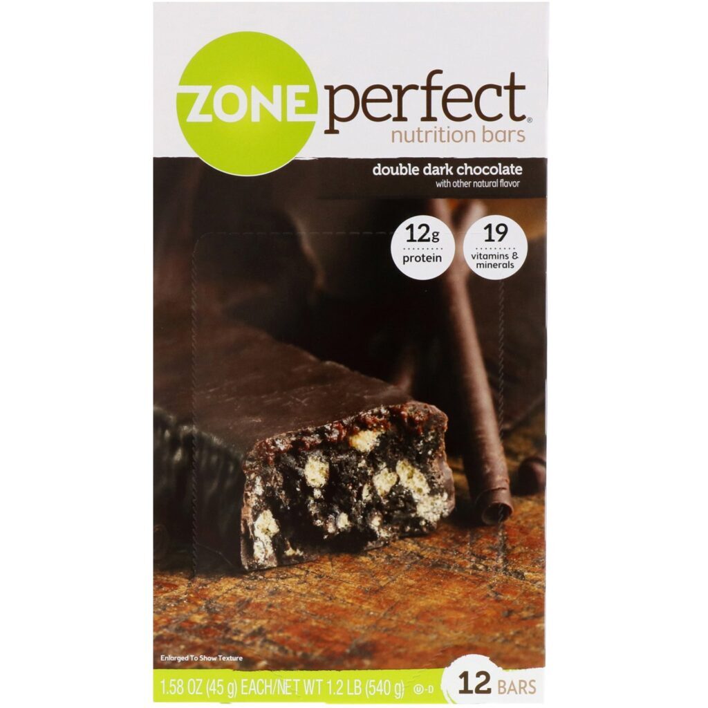 ZonePerfect, Barras Proteicas, Chocolate Amargo Duplo, 12 Barras, 1,58 oz (45 g) Cada - Imagem 2
