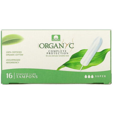 Organyc, Organic Tampons, Super, 16 Tampons