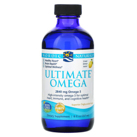 Nordic Naturals, Ultimate Omega, Limão, 2.840 mg, 237 ml (8 fl oz)