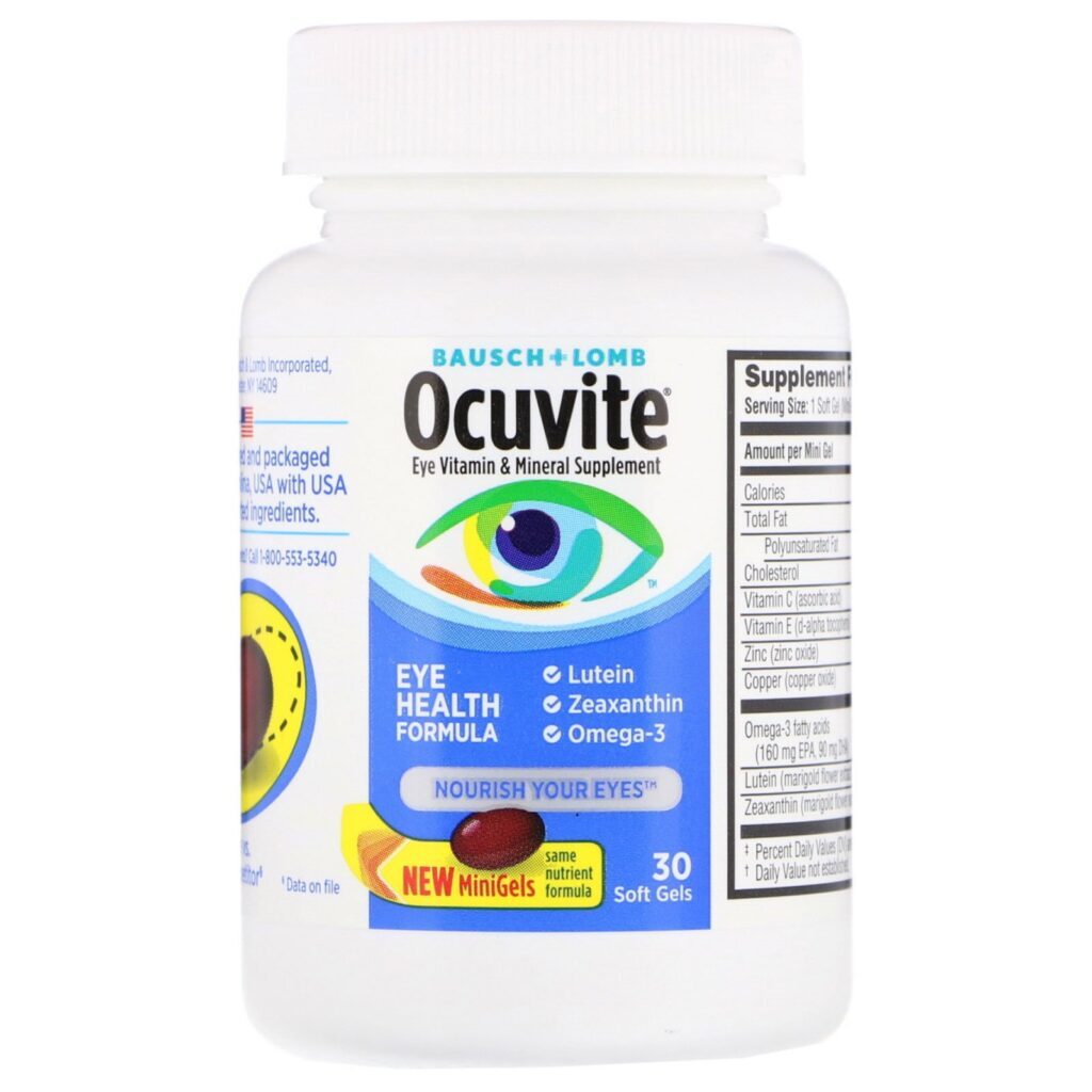 Bausch & Lomb, Fórmula para Saúde Ocular, 30 Cápsulas em gel - Imagem 3