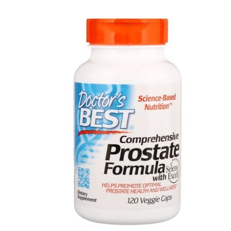 Doctor's Best, Fórmula Abrangente Para a Próstata, 120 Cápsulas Vegetais