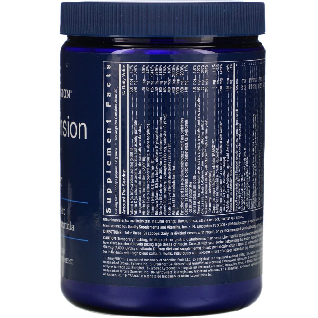 Life Extension, Mix Powder, 12.70 oz (360 g) - Imagem 2