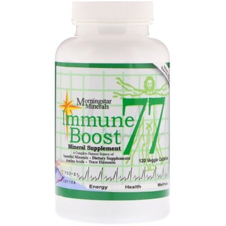 Morningstar Minerals, Immune Boost 77, Suplemento Mineral, 120 Cápsulas Vegetarianas