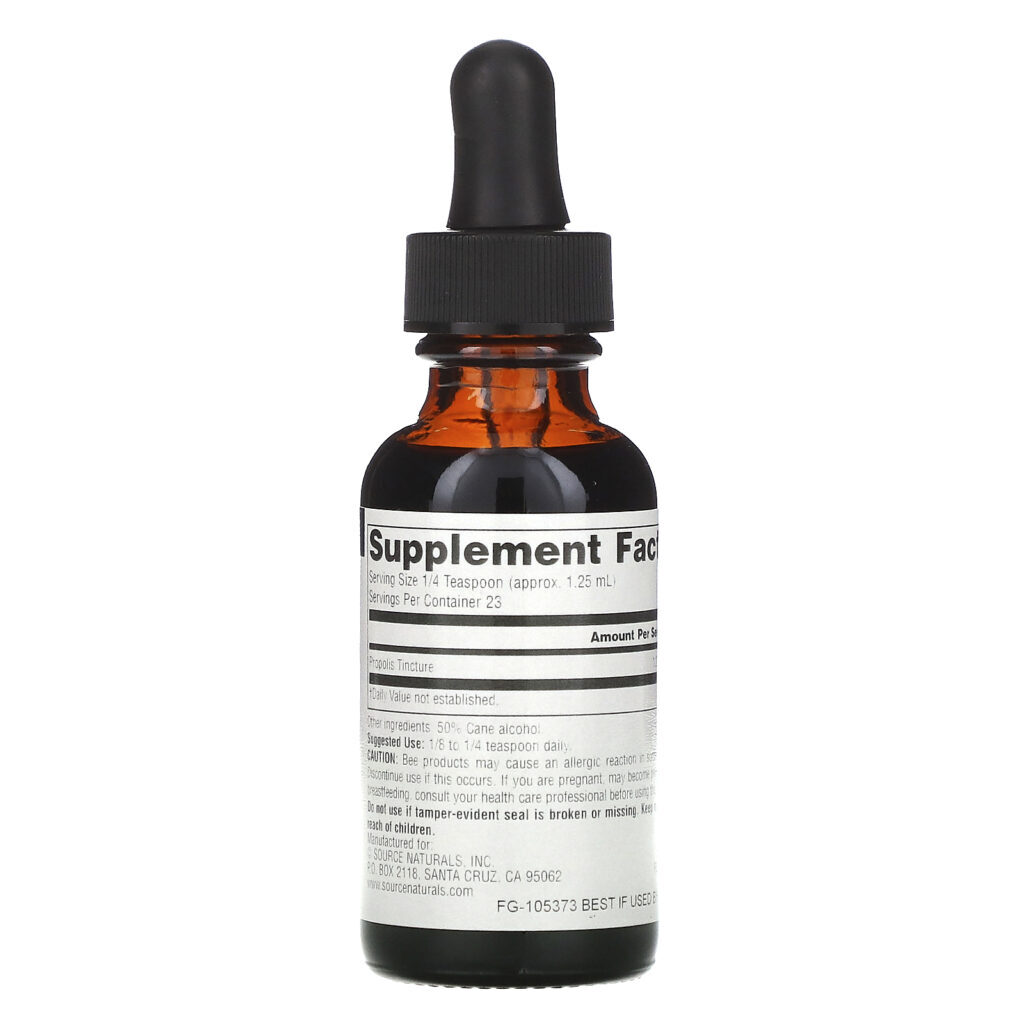 Source Naturals, Propolis Tincture, 1 fl oz (29.57 ml) - Imagem 2