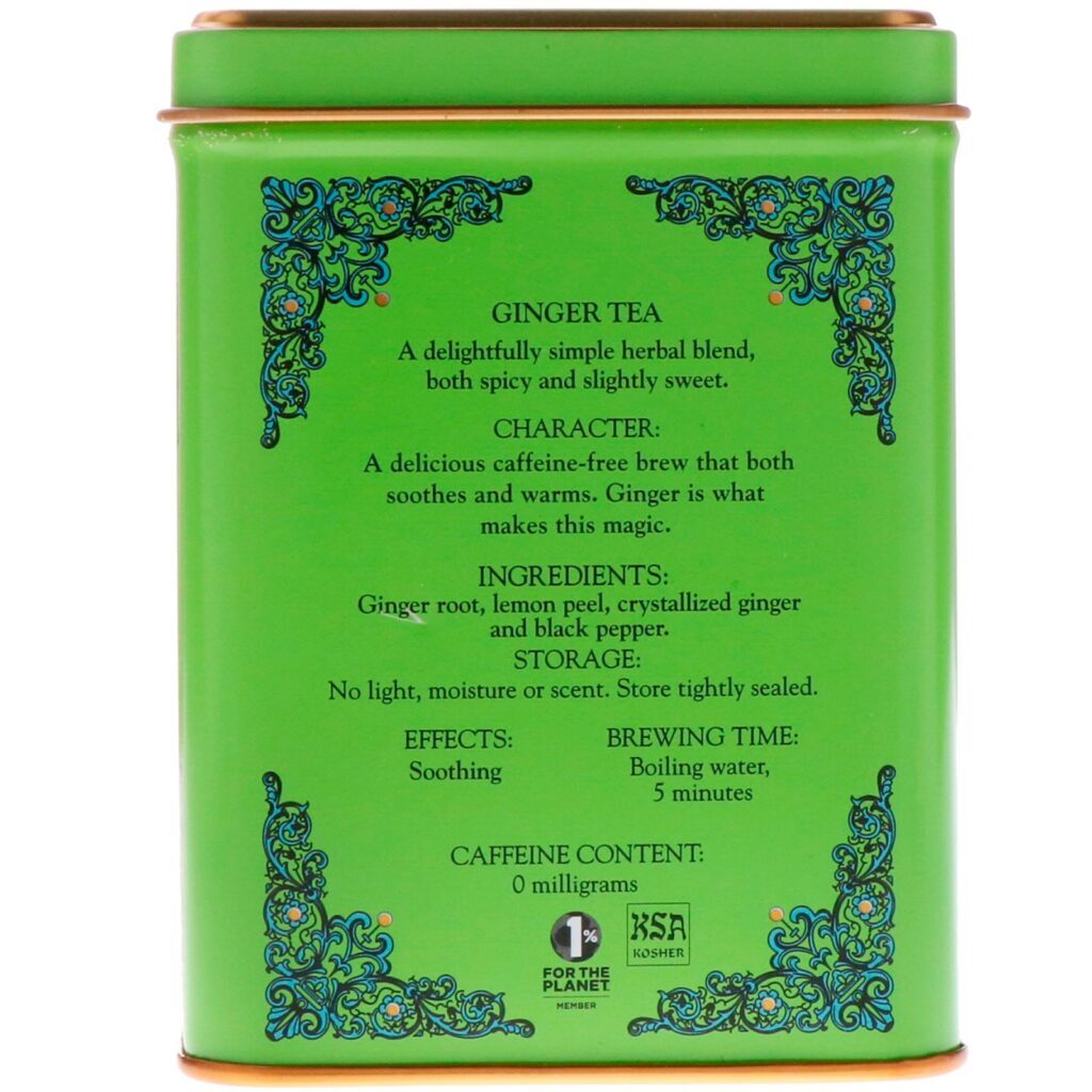 Harney & Sons, Chá de Gengibre, 20 Sachês de Chá, 1,4 oz (40 g) - Imagem 2