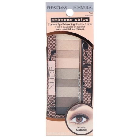 Physicians Formula, Shimmer Strips, Custom Eye Enhancing Shadow & Liner, Nude, 0.26 oz (7.5 g) — foto 2 Physicians Formula, Shimmer Strips, Custom Eye Enhancing Shadow & Liner, Nude, 0.26 oz (7.5 g) — foto 2