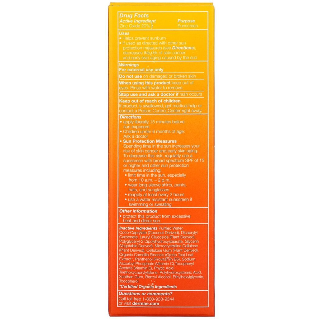 Derma E, Sun Defense Mineral Oil-Free Sunscreen, SPF 30, Unscented, 2 oz (56 g) - Imagem 3