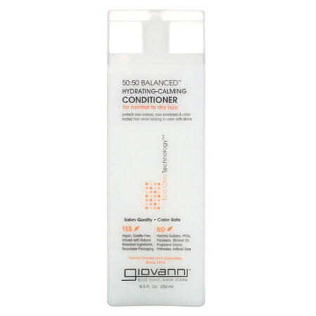 Giovanni, Condicionador Calmante-Hidradante Balanceado 50:50, 8,5 fl oz (250 ml)