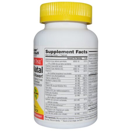 Super Nutrition, SimplyOne, Pré-Natal, Multivitamínico de Poder Triplo, 90 Comprimidos - Image 2