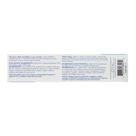 Now Foods, Solutions, XyliWhite, Creme Dental em Gel, Hortelã de Platina, 181 g (6,4 oz) - Imagem 3