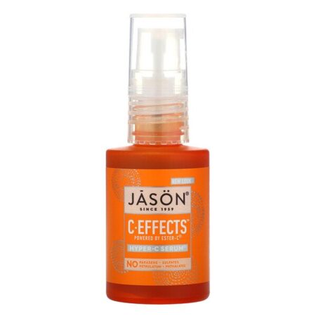 Jason Natural, C-Effects, Soro Hyper-C, Tratamento Diário Anti-envelhecimento, 1 fl oz (30 ml)