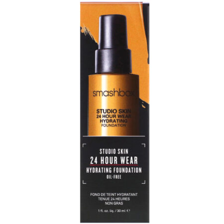 Smashbox, Studio Skin 24 Hour Wear Hydrating Foundation, 3.2 Medium Dark with Neutral Undertone, 1 fl oz (30 ml) - Image 2