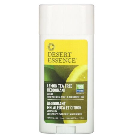 Desert Essence, Desodorante, Árvore do Chá e Limão, 2.5 oz (70 ml)