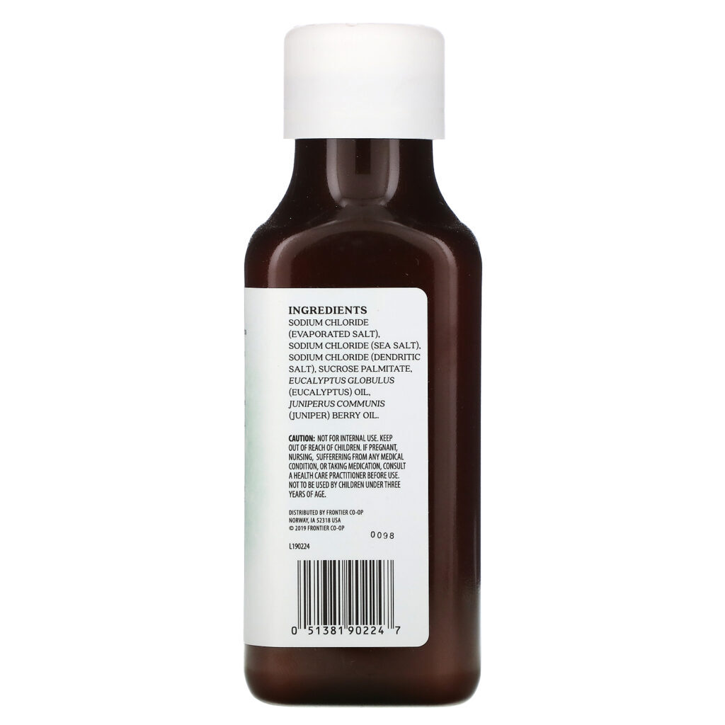 Aura Cacia, Shower Salt, Clearing Eucalyptus, 16 oz (454 g) - Imagem 2