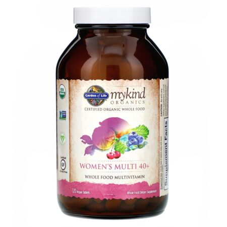 Garden of Life, Multivitamínico para Mulheres Acima de 40 Anos, Multivitamínico Integral, 120 Comprimidos Veganos - Image 3