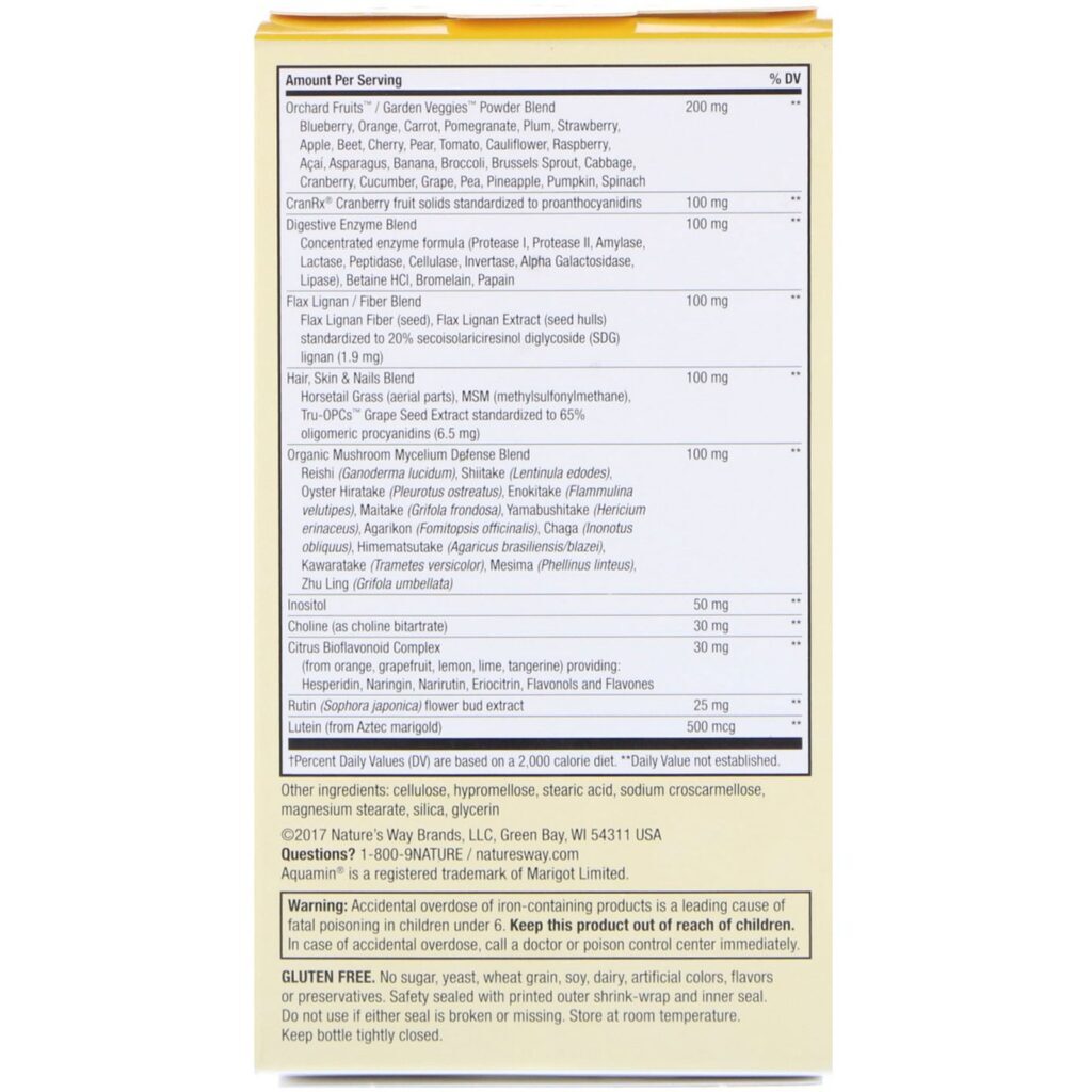 Nature's Way, Alive!, Max3 Daily, Women's Multivitamin, 90 Comprimidos - Imagem 3