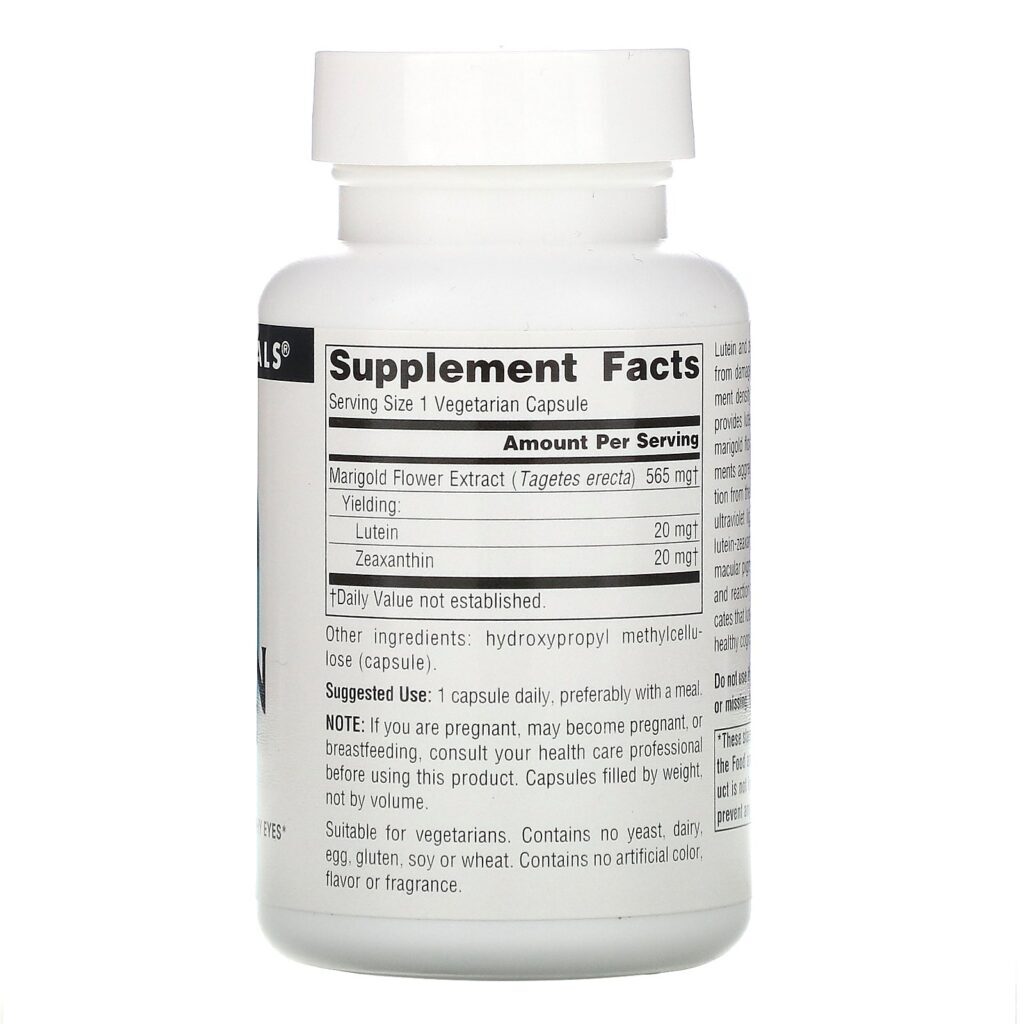 Source Naturals, Zea-Tein 20/20, 60 cápsulas vegetarianas - Imagem 2