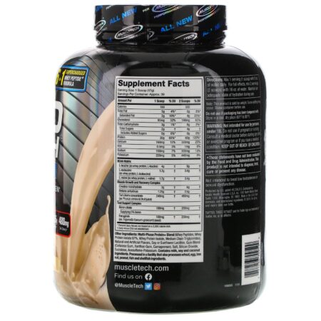 Muscletech, Nitro Tech Power, Proteína de Amplificação Muscular Definitiva, French Vanilla Swirl, 1,81 kg (4,00 lbs) - Image 2