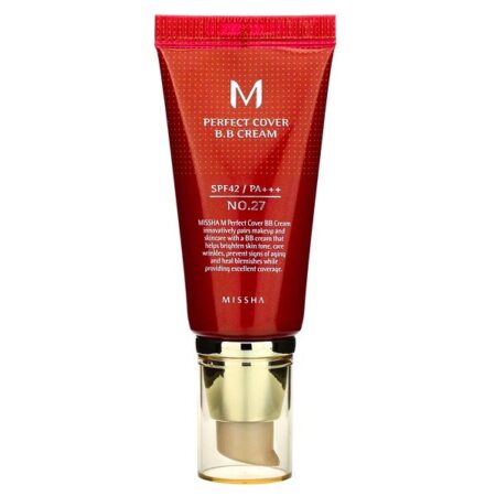 Missha, Creme Perfect Cover B.B., Nº 27 Bege Mel, 50 ml