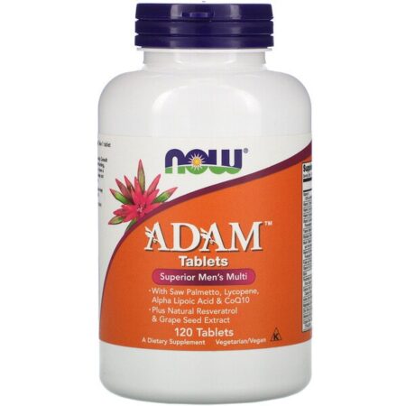 Now Foods, ADAM, Multivitamínico Superior Para Homens, 120 Comprimidos