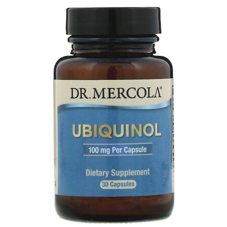 Dr. Mercola, Ubiquinol, 100 mg, 30 Cápsulas