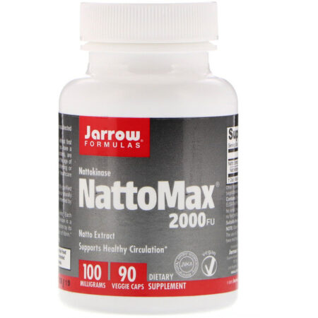 Jarrow Formulas, NattoMax 2000 FU, 100 mg, 90 Cápsulas Vegetarianas