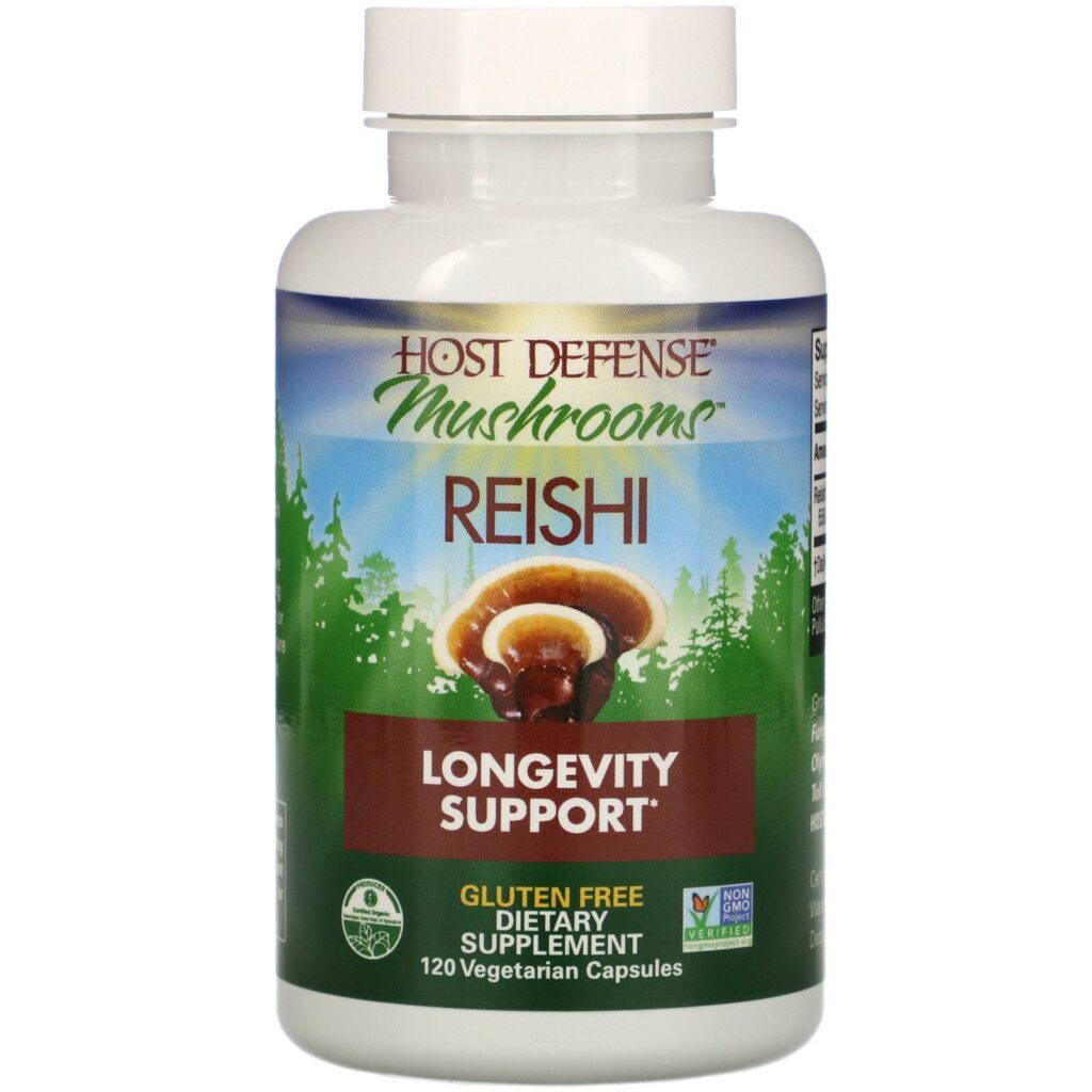 Fungi Perfecti, Reishi, Longevity Support, 120 Vegetarian Capsules - Imagem 3