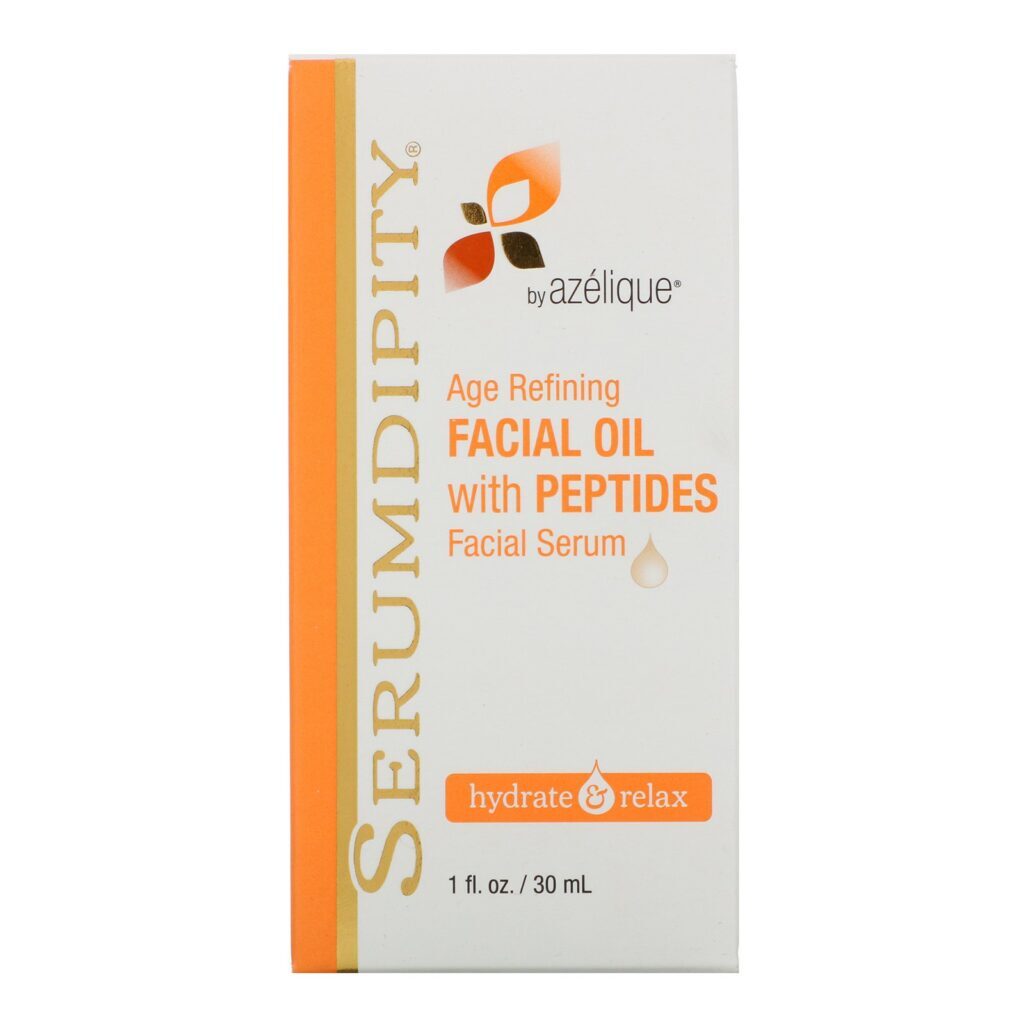 Azelique, Serumdipity, Óleo Facial Antienvelhecimento com Soro Facial de Peptídeos, 30 ml (1 fl oz) - Imagem 2