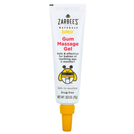 Zarbee's, Bebê, Gel de Massagem com Goma, 2+ Meses, 15 g (0,53 oz) - Image 3