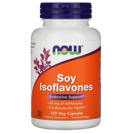 Now Foods, Isoflavonas de Soja, 120 Cápsulas Vegetais