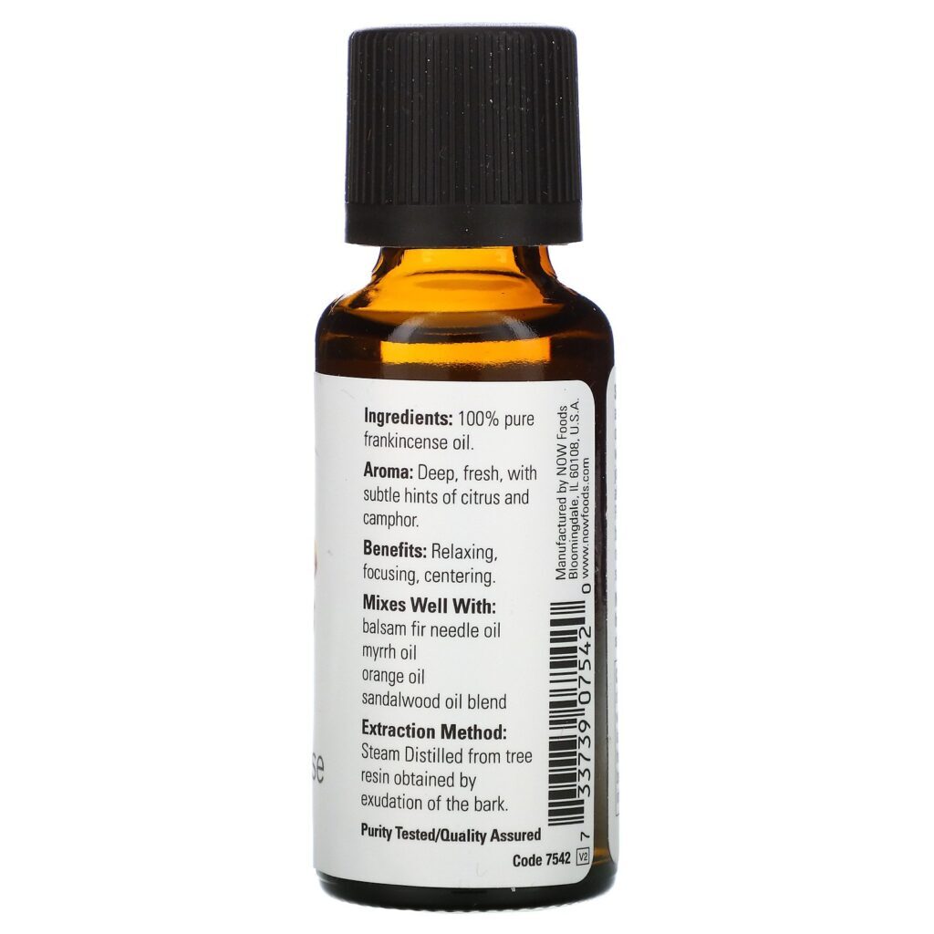 Now Foods, Óleos Essenciais, Incenso, 30 ml (1 fl oz) - Imagem 2