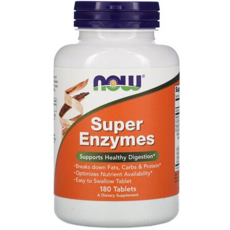 Now Foods, Super Enzimas, 180 Comprimidos