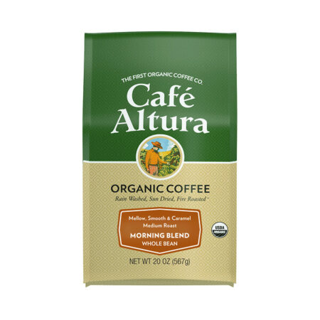 Cafe Altura, Organic Coffee, Morning Blend, Medium Roast, Whole Bean, 20 oz (567 g)