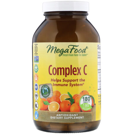 MegaFood, Complexo C, 180 Comprimidos