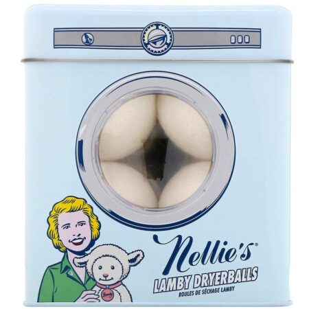 Nellie's, Bolas de Secagem Lamby, 4 Unidades