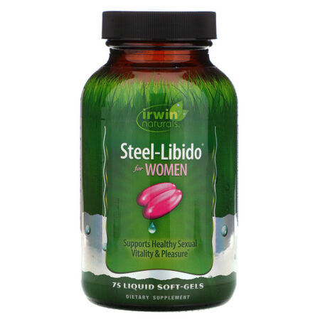 Irwin Naturals, Steel-Libido para Mulheres, 75 Cápsulas Softgel Líquidas