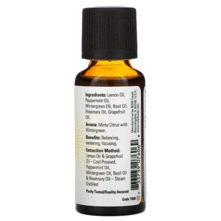 Now Foods, Essential Oils, Mental Focus, 1 fl oz (30 ml) - Image 2