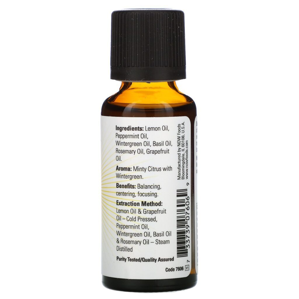 Now Foods, Essential Oils, Mental Focus, 1 fl oz (30 ml) - Imagem 2
