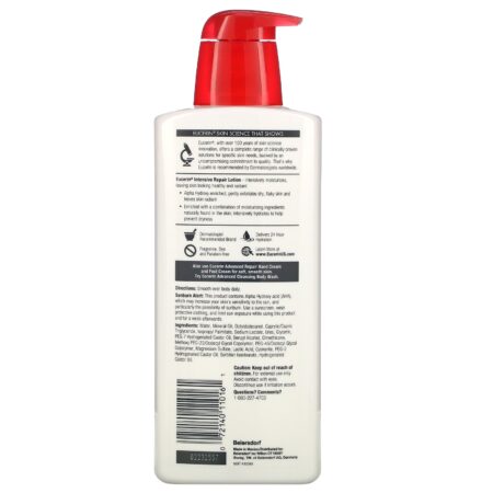 Eucerin, Loção Intensiva para Reparos, Sem Fragrância, 500 ml (16,9 fl oz) - Image 2