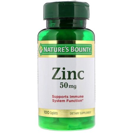 Nature's Bounty, Zinco, 50 mg, 100 Comprimidos