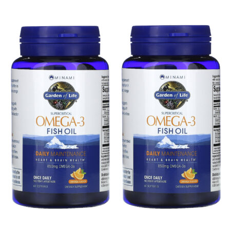 Minami Nutrition, Supercritical, Omega-3 Fish Oil, 850 mg, Sabor Laranja, 120 Cápsulas Softgel Cada - Image 3