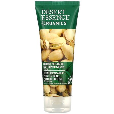 Desert Essence, Organics, Foot Repair Cream, Perfect Pistachio , 3.5 fl oz (103.5 ml)