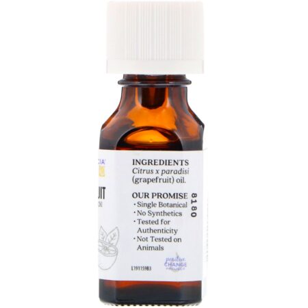 Aura Cacia, Óleo Essencial 100% Puro, Toranja, 0,5 fl oz (15 ml) - Image 2