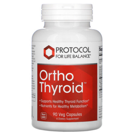 Protocol for Life Balance, Ortho Thyroid, 90 Cápsulas Vegetais