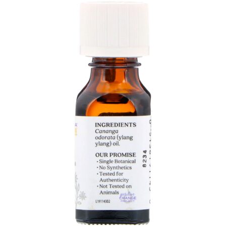 Aura Cacia, Óleo Essencial 100% Puro, Ilangue-Ilangue, 0,5 fl oz (15 ml) - Image 2