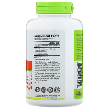 NutriBiotic, Immunity, Ascorbic Acid with Bioflavonoids, Crystalline Powder, 8 oz (227 g) — foto 2