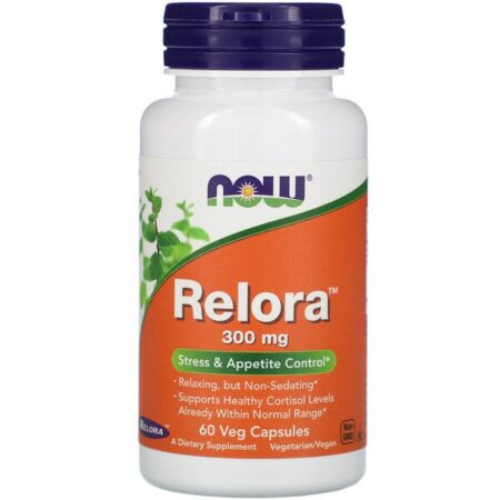 Now Foods, Relora, 300 mg, 60 Cápsulas Vegetais